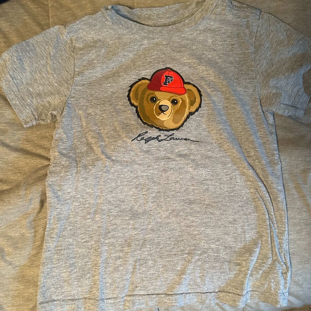 🐎 Polo Ralph Lauren Kids Gray Bear T-Shirt